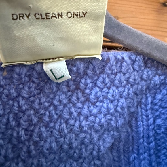 Connemara Knitwear Merino Wool 100% Pure Wool Made in Ireland purple cardigain - Picture 3 of 8